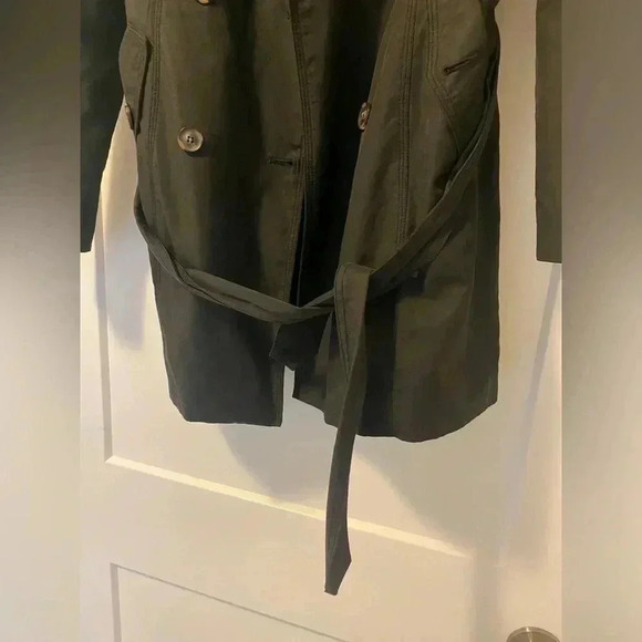 Women’s Only  & Sons Black Trench Coat - Picture 4 of 11